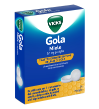 Vicks Gola*24past 5+1mg Miele