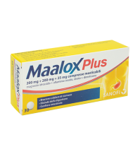 MAALOX PLUS 30CPR MAST