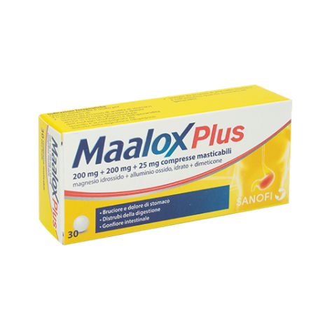 MAALOX PLUS 30CPR MAST MAALOX PLUS 30CPR MAST