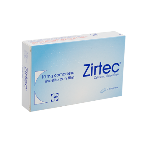 ZIRTEC 7CPR RIV 10MG ZIRTEC 7CPR RIV 10MG