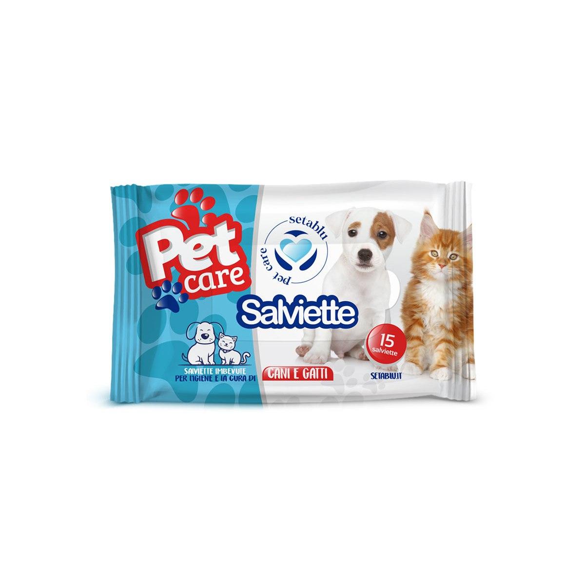 SETABLU SALVIETTE PET CARE UMIDIFICATE 15 PEZZI