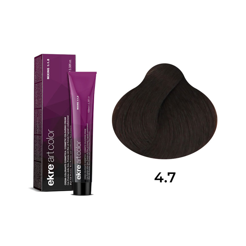 EKRE ArtColor Cream Color Tinta 4.7 (Castano viola) 100ML