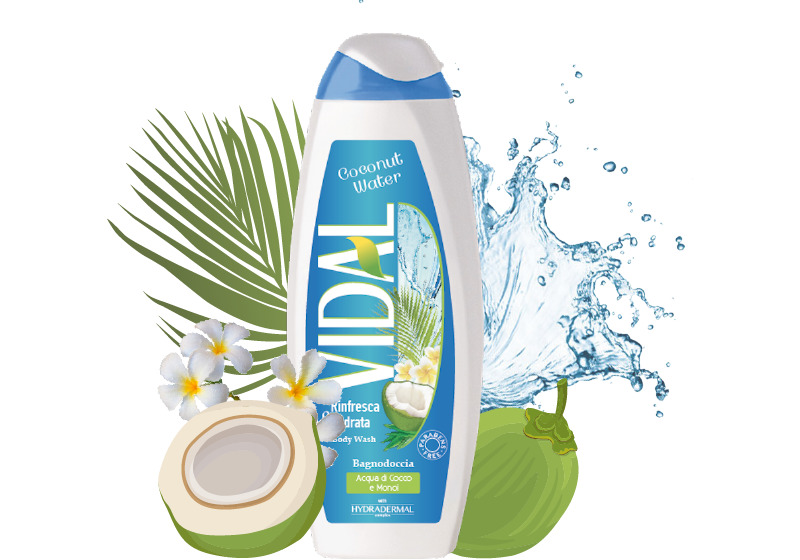 VIDAL - BAGNODOCCIA CON ACQUA DI COCCO E MONOI