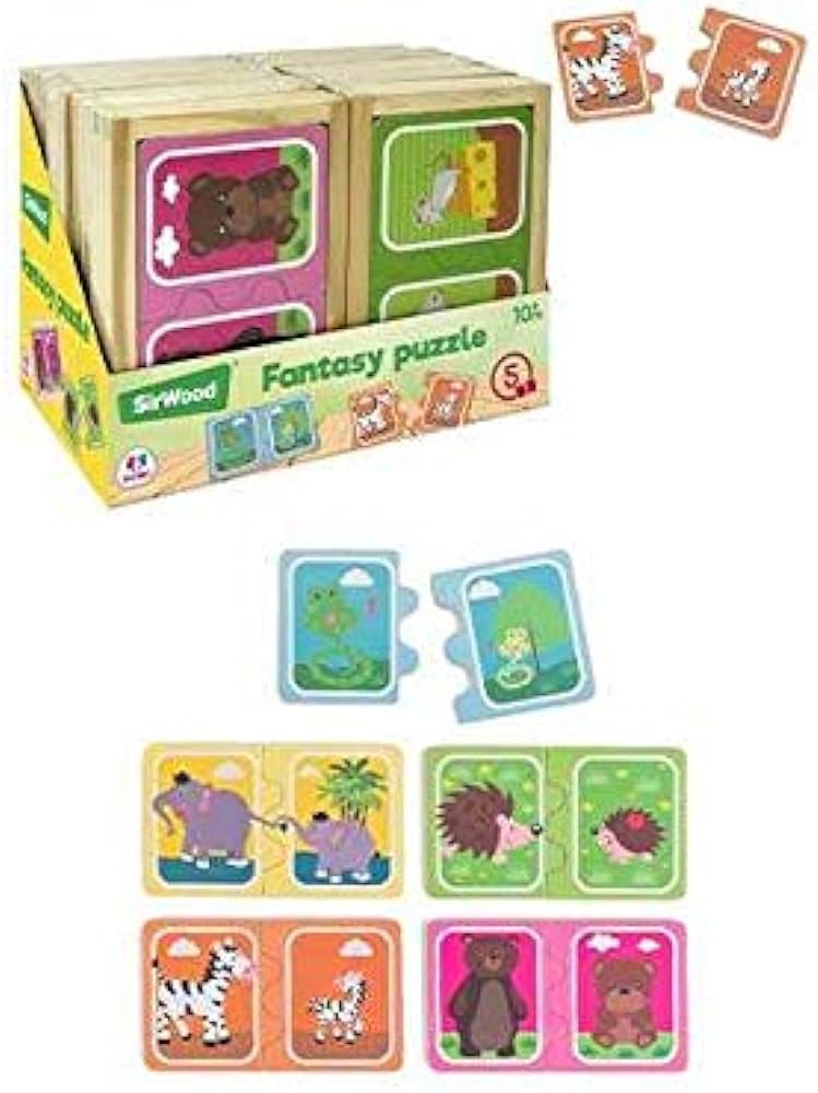 Puzzle Animale/oggetto 5pz