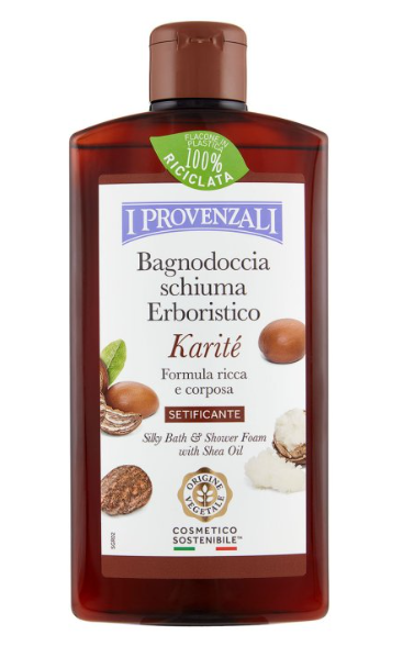 I PROVENZALI - BAGNODOCCIA SCHIUMA ERBORISTICO ALL'OLIO DI KARITE'