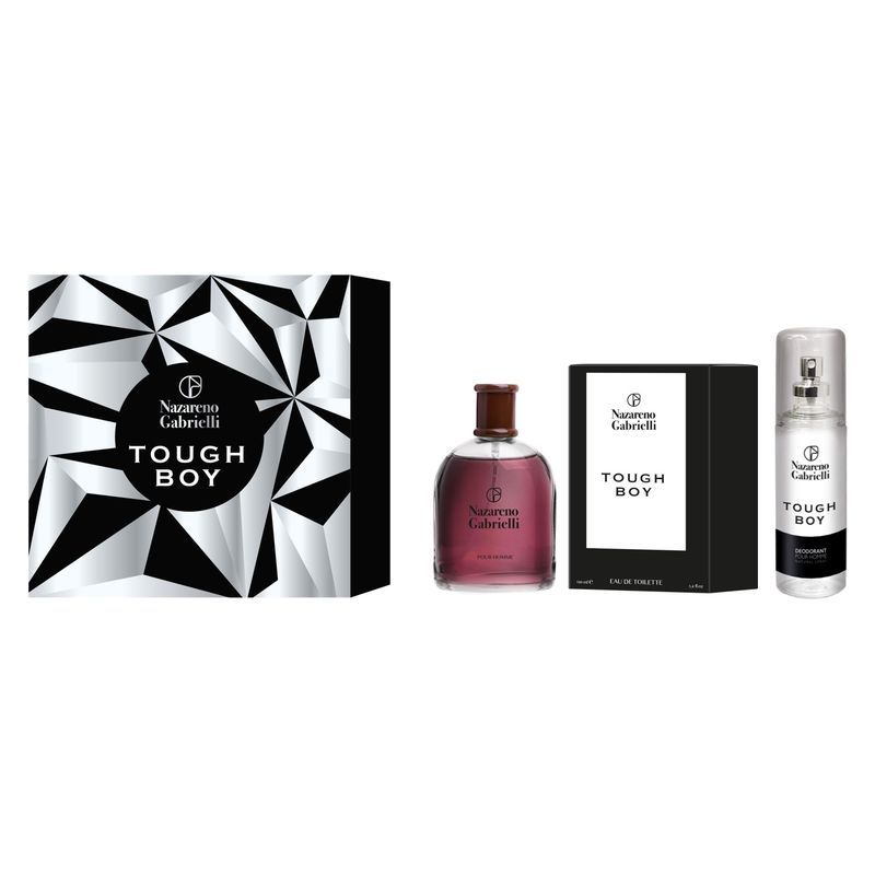 Nazareno Gabrielli Cofanetto Tough Boy Eau de Toilette 100 Ml + Deodorante 120 ml - Cofanetto beauty per Uomo