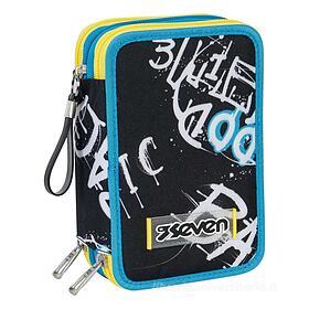 Astuccio 3 Zip Abstract Graffiti