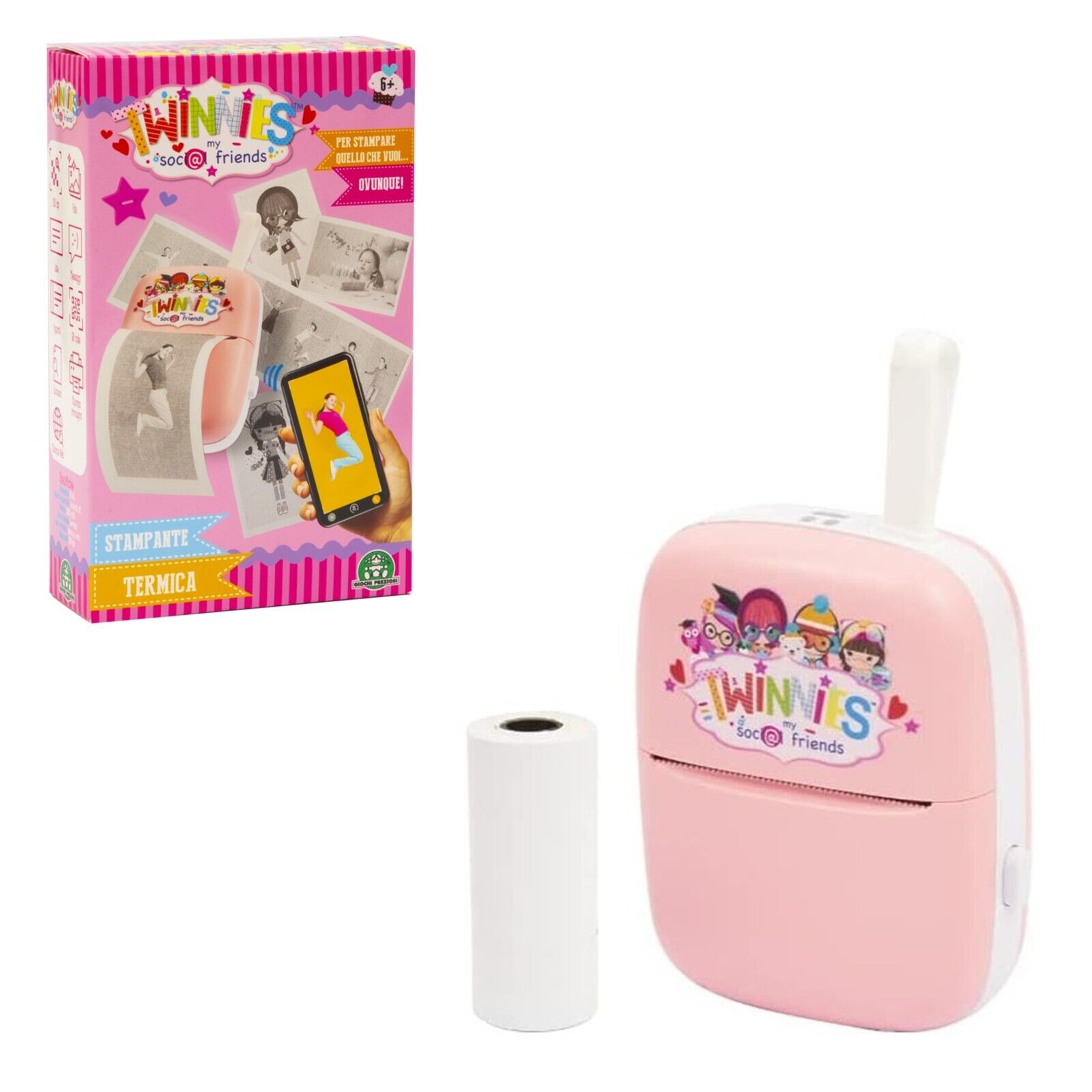 GIOCHI PREZIOSI Twinnies mini stampante termica