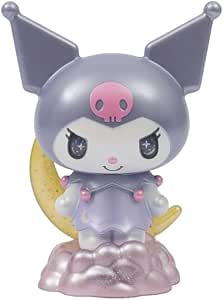 hello kitty and friends Giochi Preziosi - Personaggio Kuromi Da 10 Cm Serie Premier Effetto Metal, Altamente Dettagliato, Occhi Luccicanti, Effetto Glittarato Sui Simboli, Per Bambini Dai 3 Anni