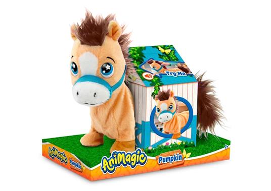GOLIATH Pumpkin The Shetland Pony - Peluche interattivo 23cm -