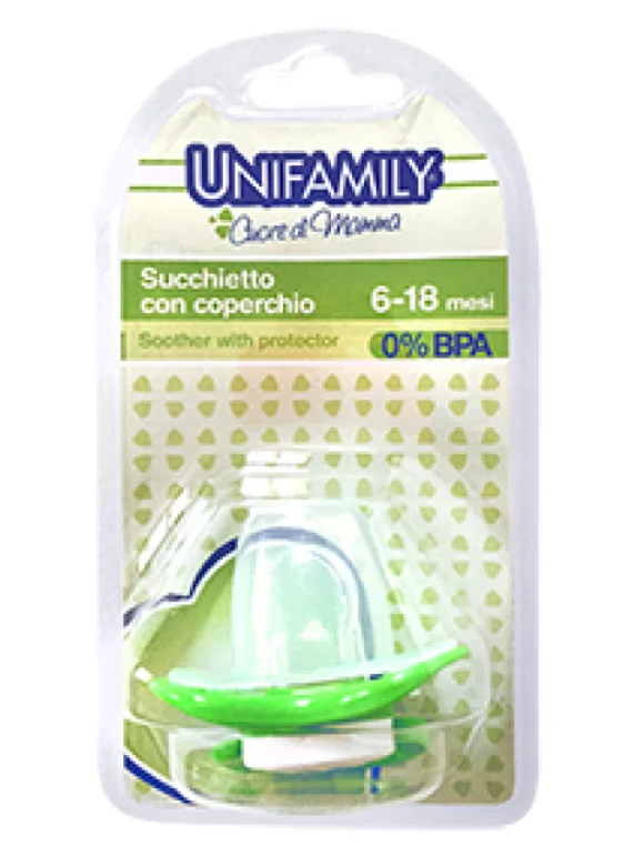 UNIFAMILY - SUCCHIETTO CON COPERCHIO 6-18 MESI VERDE