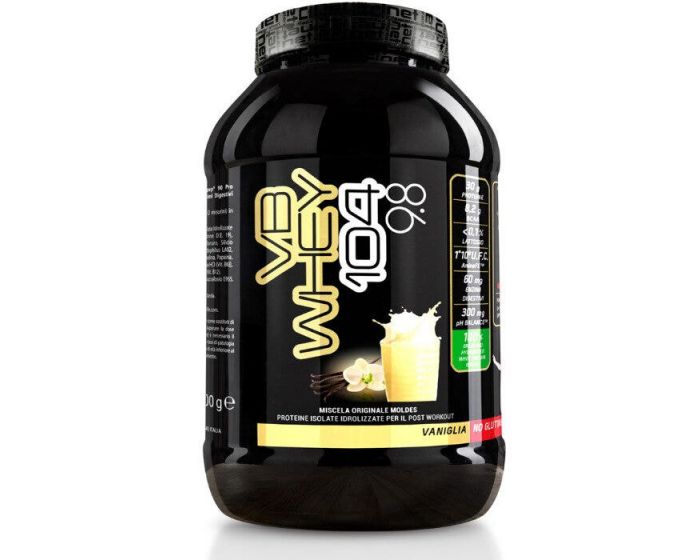 NET INTEGRATORI - VB Whey 104 9.8 Tè alla pesca - Integratore di proteine in polvere 450 g