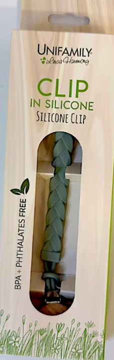 UNIFAMILY - CLIP IN SILICONE TRECCINA SAGE