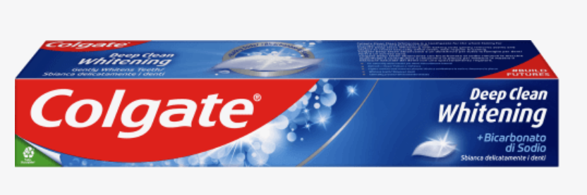 COLGATE Dentifricio sbiancante Deep Clean Whitening, 75 ml