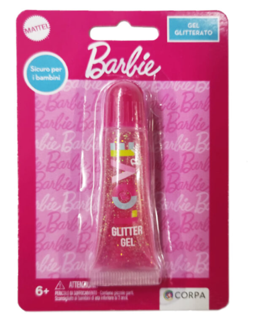 MATTEL BARBIE Gel glitterato lucidalabbra bambina 7.5g