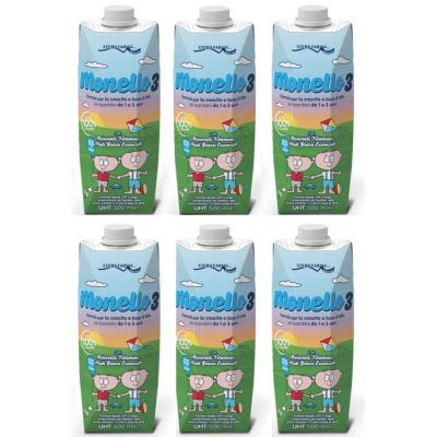 Latte monello 1-3 anni liquido 6x1litro