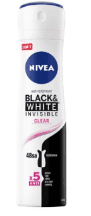 NIVEA - BLACK & WHITE INVISIBLE ORIGINAL ANTI-PERSPIRANT SPRAY