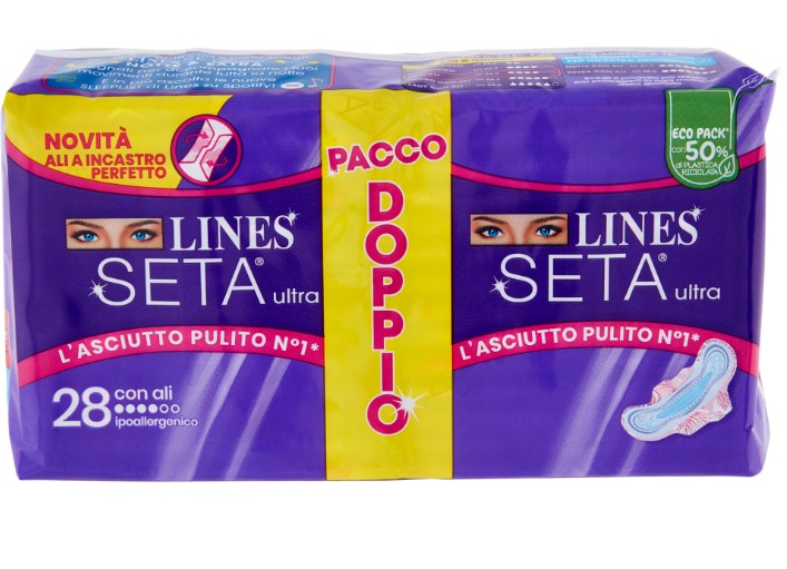 LINES SETA ULTRA - ASSORBENTI CON ALI