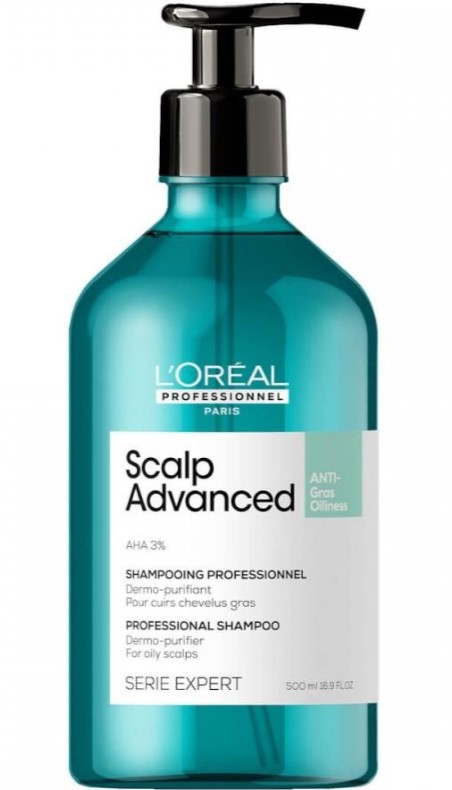 L'OREAL PROFESSIONNEL - SERIE EXPERT SCALP ADVANCED ANTI GRASSO Oiliness Shampoo 500 ml