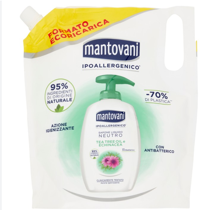 MANTOVANI - RICARICA SAPONE LIQUIDO MANI ANTIBATTERICO