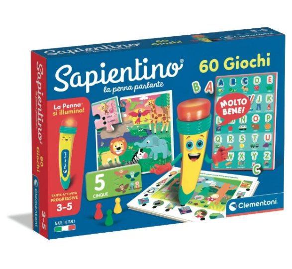 CLEMENTONI - LA PENNA PARLANTE 60 GIOCHI