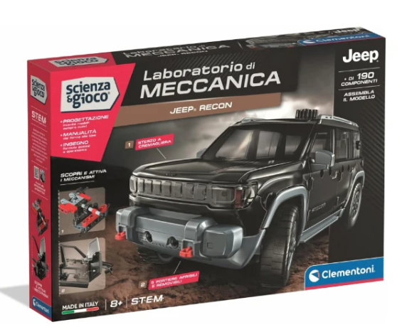 CLEMENTONI SCIENZA E GIOCO - LABORATORIO DI MECCANICA JEEP RECON