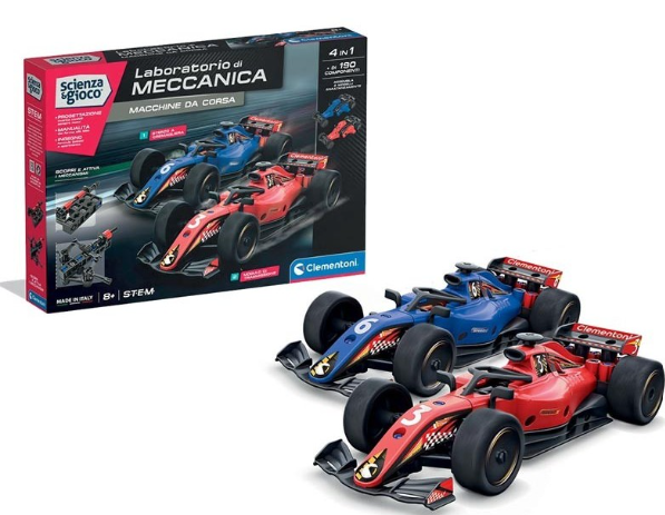 CLEMENTONI SCIENZA E GIOCO - LABORATORIO DI MECCANICA MACCHINE DA CORSA