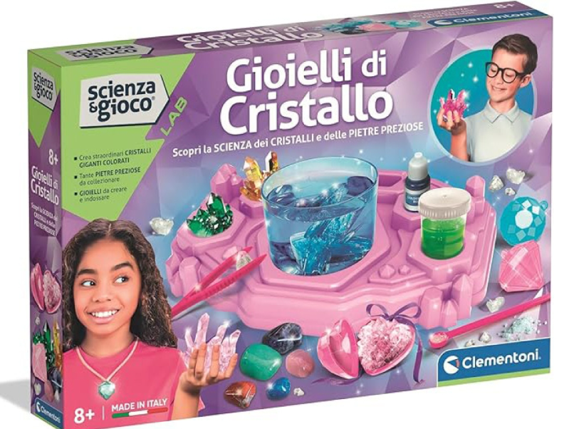 CLEMENTONI SCIENZA E GIOCO - GIOIELLI DI CRISTALLO