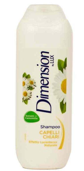 DIMENSION BY LUX - SHAMPOO E BALSAMO 2 IN 1 ALLA CAMOMILLA PER CAPELLI CHIARI