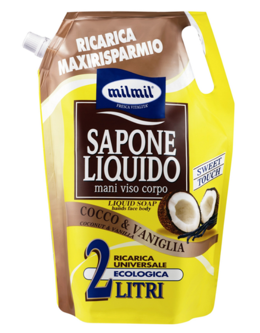 MIL MIL - RICARICA SAPONE LIQUIDO COCCO E VANIGLIA