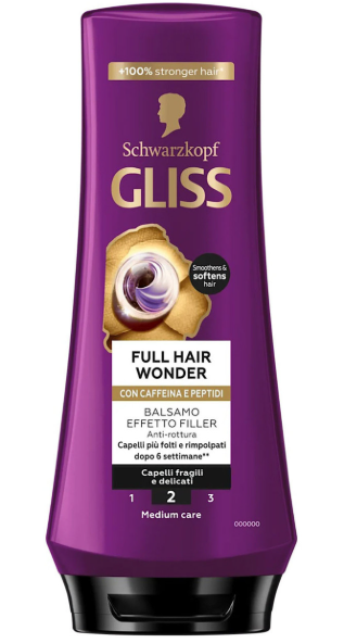 SCHWARZKOPF, GLISS - BALSAMO FULL HAIR WONDER