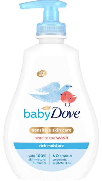 DOVE, BABY - BAGNODOCCIA PER PELLI SENSIBILI