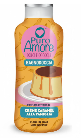 PURO AMORE - BAGNODOCCIA AL CREME CARAMEL