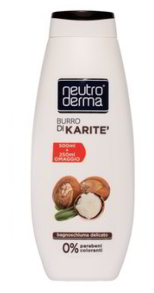 NEUTRODERMA - BAGNOSCHIUMA DELICATO AL BURRO DI KARITE'
