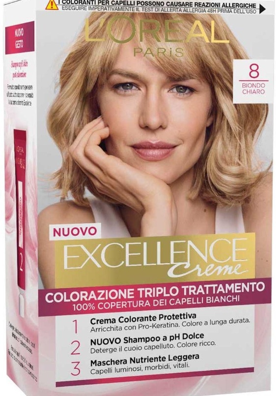 L'OREAL EXCELLENCE CREME N. 8 BIONDO CHIARO