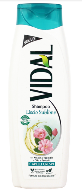VIDAL SHAMPOO LISCIO SUBLIME CAPELLI DIFFICILI DA LISCIARE CRESPI 250 ML