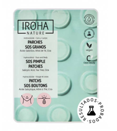 IROHA- Patch SOS Contro I Brufoli Al Cereali Con Acido Salicilico 18 Cerotti