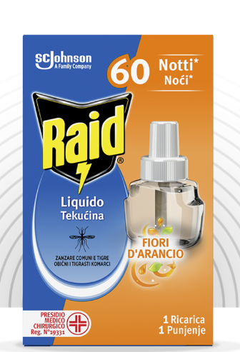 Raid® LIQUIDO RICARICA 60N FIORI D'ARANCIO