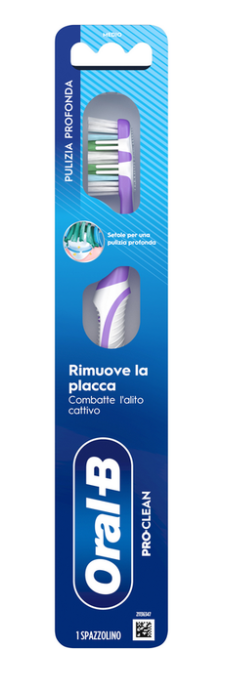 ORAL B SPAZZOLINO DENTI PRO CLEAN PULIZIA PROFONDA MEDIO