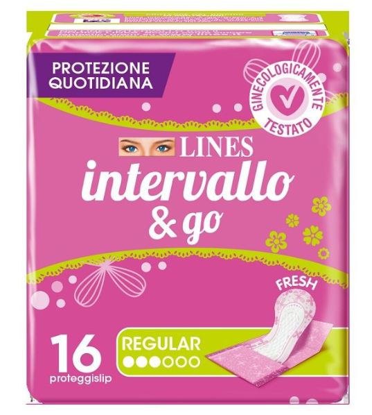 Lines Intervallo Fresh Ripiegati 16 Pezzi
