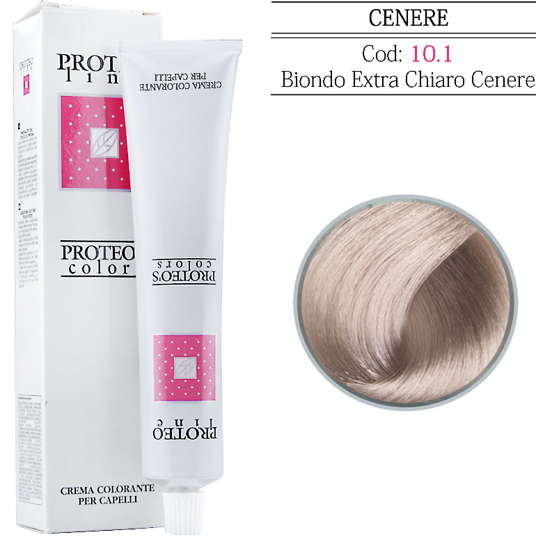 PROTEO LINE TINTURA PER CAPELLI - 10.1 BIONDO EXTRA CHIARO CENERE -100ML