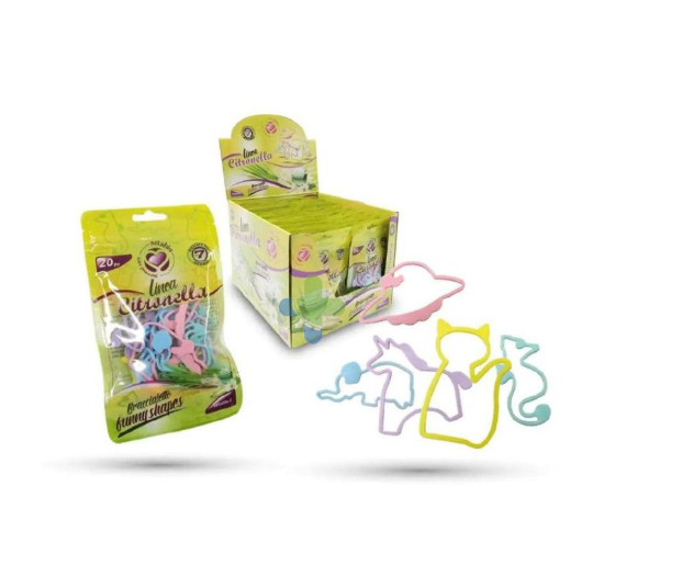 SETABLU BRACCIALE CITRONELLA 10PZ - ANIMAL SHAPE