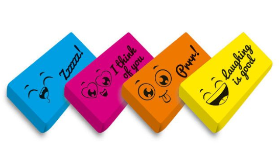 MITAMA - Gomma Media Fluo Colori Assortiti