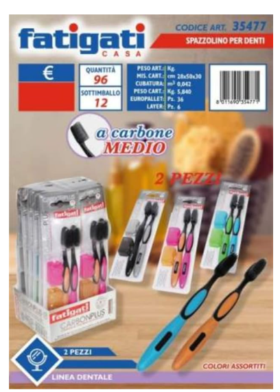 Spazzolino Denti Medio 35477