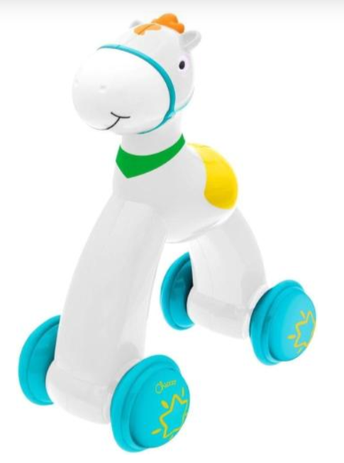CHICCO CAVALLINO BIANCO SPINGI E VAI