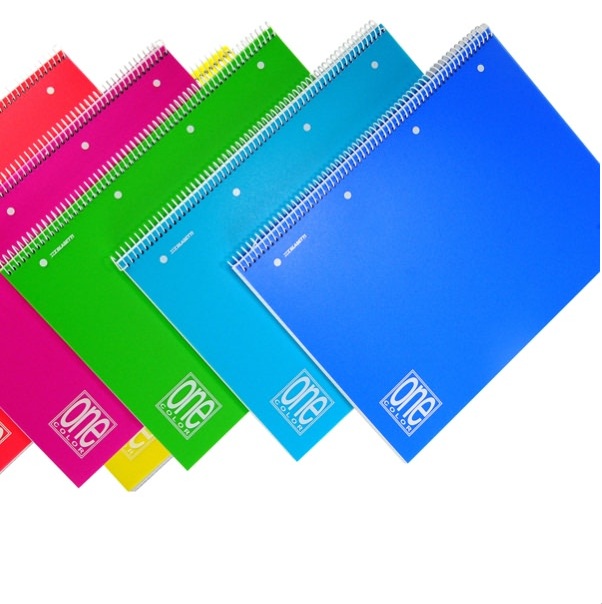 Maxiquaderno One Color in polipropilene A4 Forato