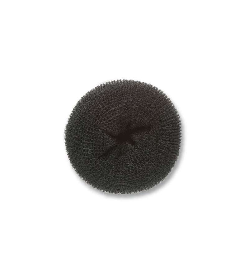 Chignon piccolo rotondo 80mm Nero