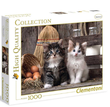CLEMENTONI - Puzzle 1000 pz - Gattini-39340
