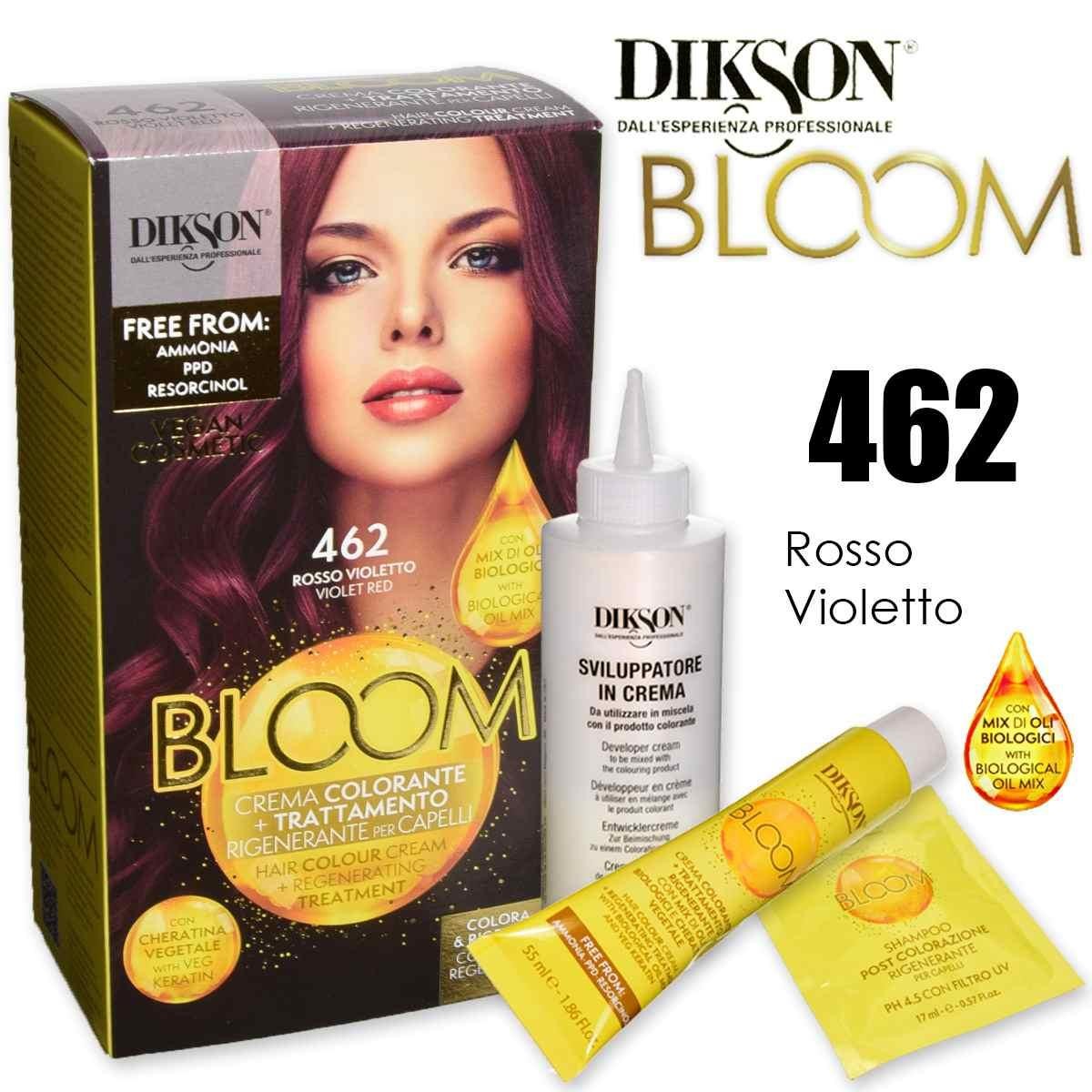 DIKSON BLOOM CREMA COLORANTE SENZA AMMONIACA 462 - ROSSO VIOLETTO