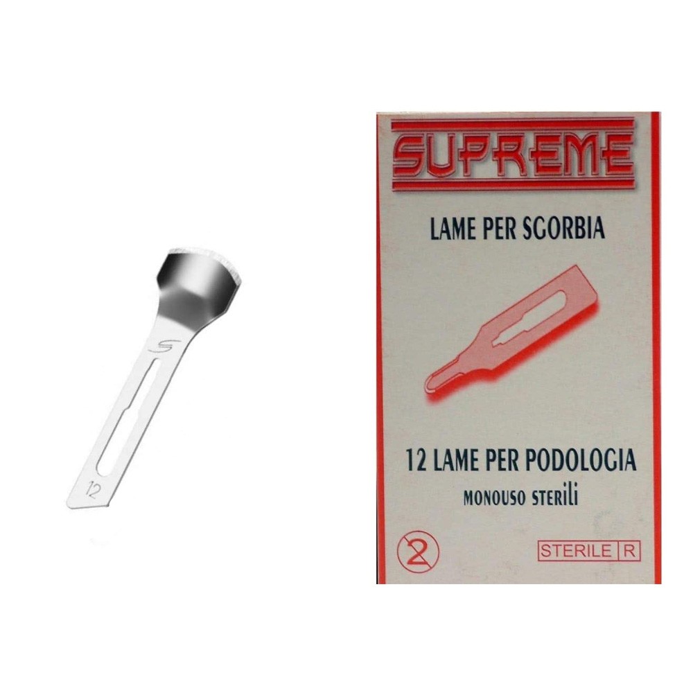 Lame Sgorbie Supreme n.12 Pacco da 12 pezzi